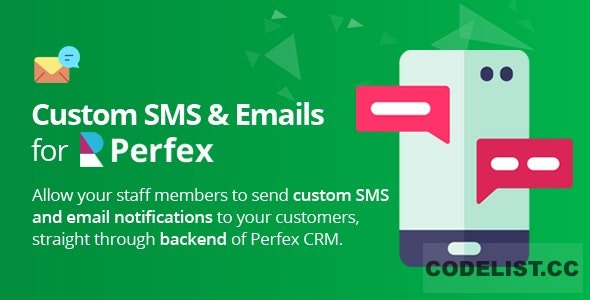 Custom SMS & Email Notifications for Perfex CRM v2.3.2