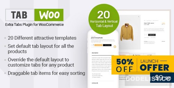 TabWoo v1.0.4 - Custom Product Tabs for WooCommerce
