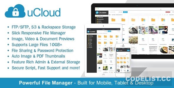 uCloud v2.1.0 - File Hosting Script - Securely Manage, Preview & Share Your Files