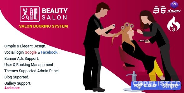 Salon Booking Management System v1.3.0