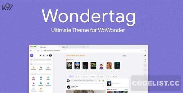 Wondertag v2.6 - The Ultimate WoWonder Theme