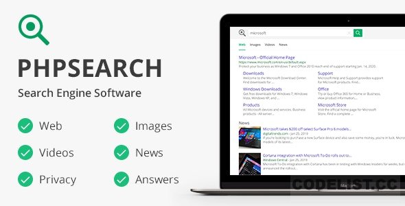 phpSearch v5.0.0 - Search Engine Platform 
