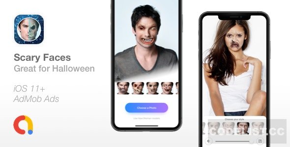 Scary Faces v1.0 - Apply Face Morphing filters