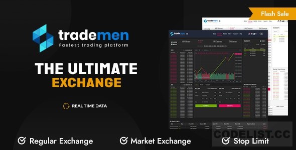 Trademen v1.0.8 - Ultimate Exchange, Live Trading, Tradingview, banking, kyc, market exchange