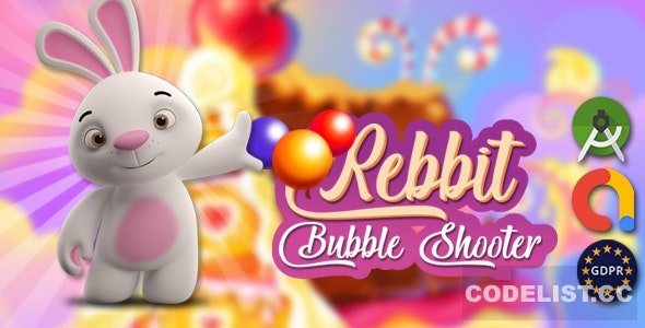 Rebbit bubble android studoi + admob v1.0