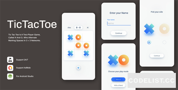 Tic Tac Toe v1.0.3 - Simple & Minimal Game
