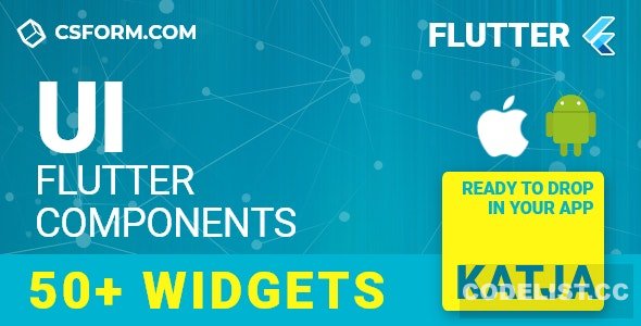 Katja v1.0 - Flutter UI Theme / Template App | Components, Widgets & Starter App