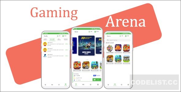 Gaming Arena v1.0 - gaming fantasy tournament app (MPL clone)