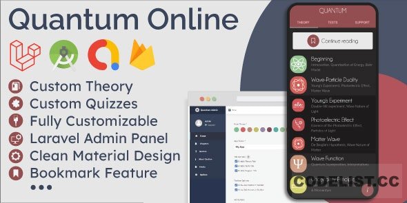 Educational App (Theory & Quizzes) + Admin Panel v1.0