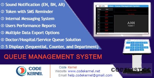 Queue Management System v4.0.0 - nulled