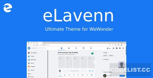eLavenn v1.0 - The Ultimate WoWonder Theme