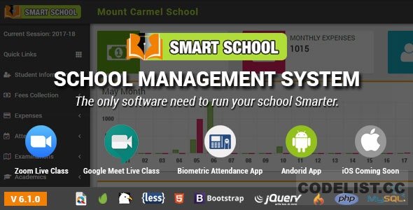 Smart School v6.1.0 - School Management System - nulled