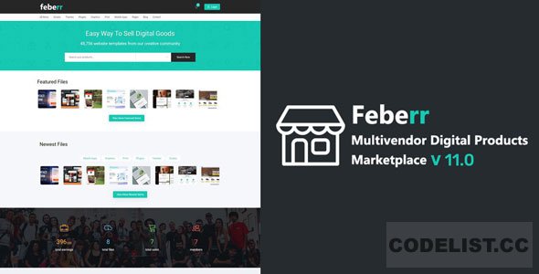 Feberr v11.0 - Multivendor Digital Products Marketplace