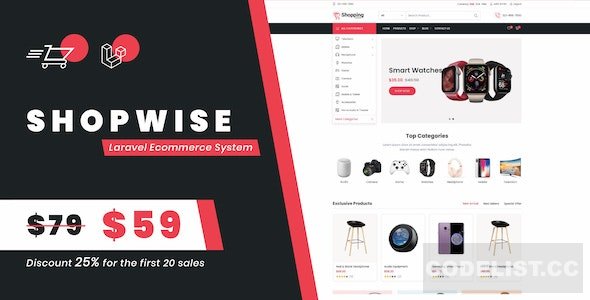 Shopwise v1.0 - Laravel Ecommerce System