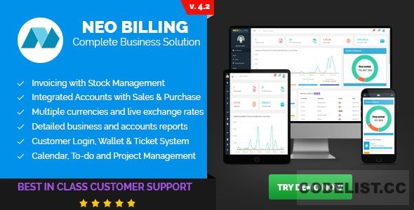 Neo Billing v4.2 - Accounting, Invoicing And CRM Software