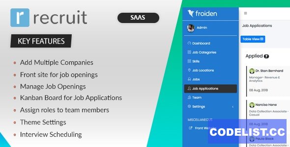Recruit SAAS v3.3.4 - Recruitment Manager - nulled