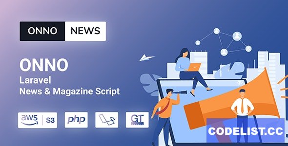 ONNO v1.0.2 - Laravel News & Magazine Script