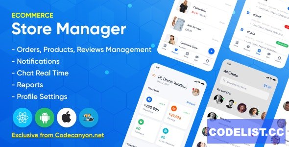 Store Manager v1.2.0 - React Native Application for Wordpress Woocomerce