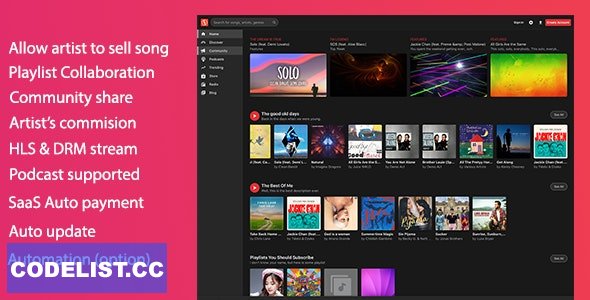 MusicEngine v2.1.6.3 - Music Social Networking - nulled