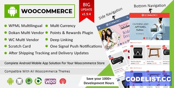 Android Woocommerce v1.9.4 - Universal Native Android Ecommerce / Store Full Mobile Application