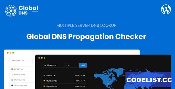 Global DNS v1.3.0 - Multiple Server - DNS Propagation Checker - WP 