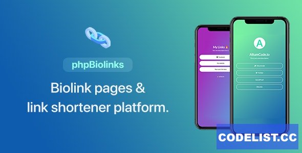 BioLinks v6.0 - Instagram & TikTok Bio Links & URL Shortener (SAAS Ready) - nulled