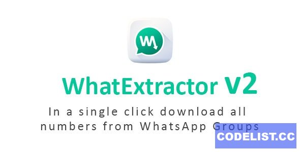 WhatExtractor v2.0.0 - WhatsApp Contacts Extractor