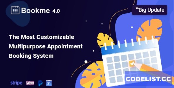 Bookme v4.3.4 - WordPress Appointment Booking Scheduling Plugin