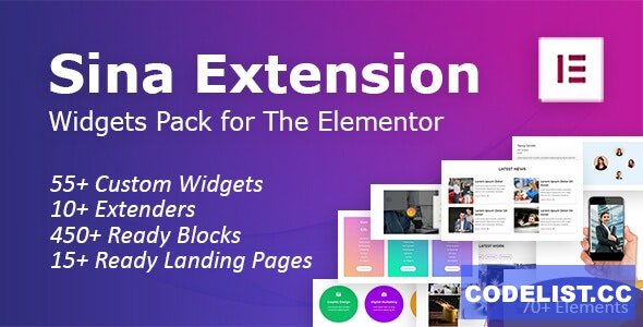 SEFE v1.10.3 - Sina Extension for Elementor