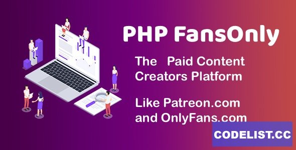 PHP FansOnly Patrons v1.7 - Paid Content Creators Platform - nulled