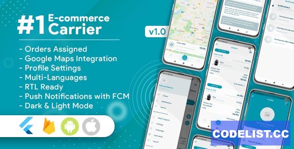 Carrier For E-Commerce Flutter App v1.0