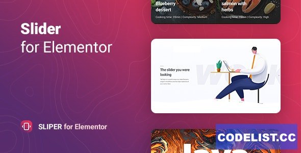 Sliper v1.0.7 - Full-screen Slider for Elementor