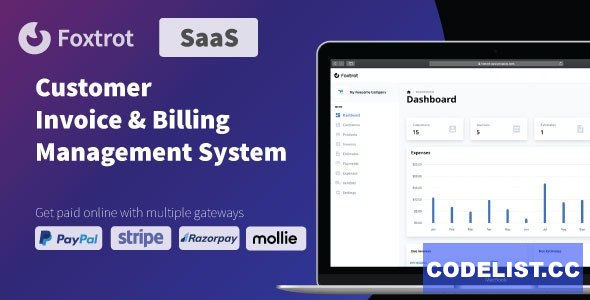 Foxtrot (SaaS) v1.0.1 - Customer, Invoice and Expense Management System
