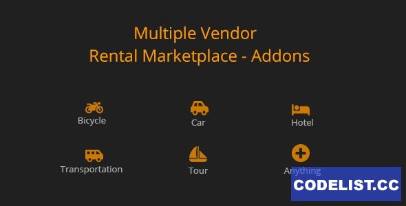 Multiple Vendor for Rental Marketplace in WooCommerce (add-ons) v1.0.0 