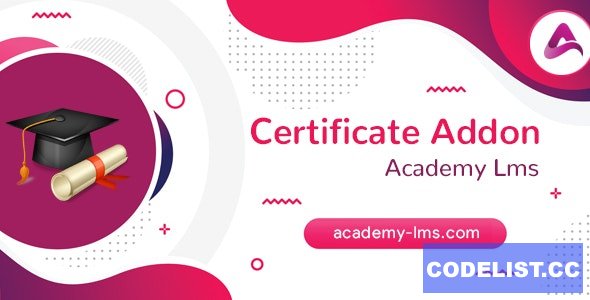 Academy LMS Certificate Addon v1.0