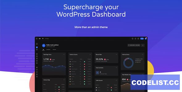 Admin 2020 v2.1.1 - Supercharge your WordPress Dashboard