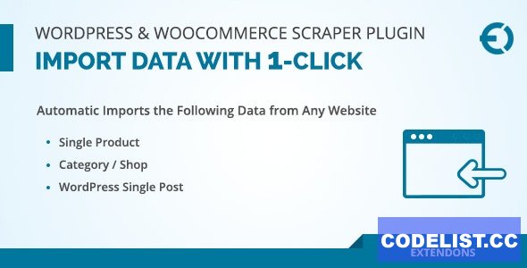 WordPress & WooCommerce Scraper Plugin v1.0.1 - Import Data from Any Site 