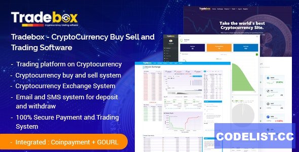 Tradebox v6.4 - CryptoCurrency Buy Sell and Trading Software - nulled
