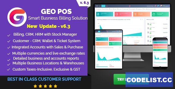 Geo POS v6.3 - Point of Sale, Billing and Stock Manager Application - nulled