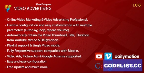 Video Advertising v1.0.8 - Addon For Visual Composer 