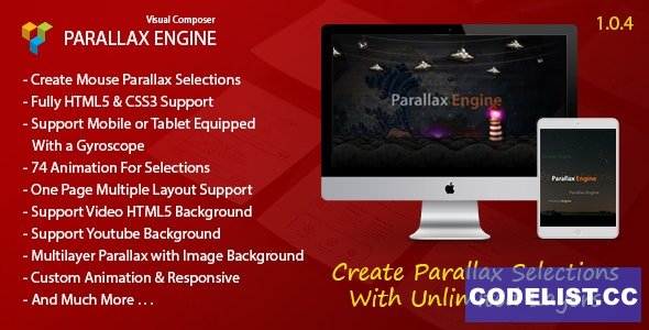 Parallax Engine v1.0.4 - Addon For Visual Composer