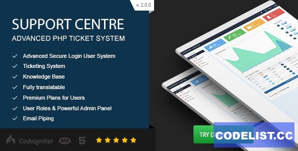 Support Centre v2.9.0 - Advanced PHP Ticket System