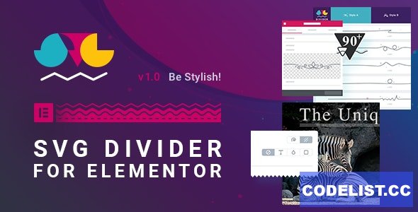 SVG Divider for Elementor v1.0.0