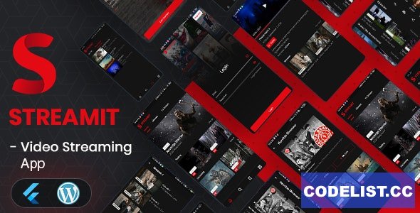 Streamit v4.0 - Flutter Full App For Video Streaming With Wordpress Backend