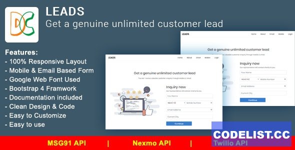 LEADS v2.0 - Get a Genuine Unlimited Customer Lead