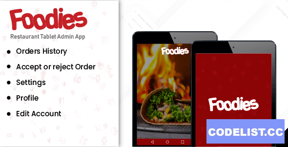 Foodies - Android Native Order Taking Restaurant App (21 april 2021)