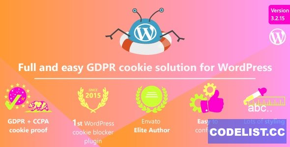 WeePie Cookie Allow v3.2.15 - Easy & Complete Cookie Consent