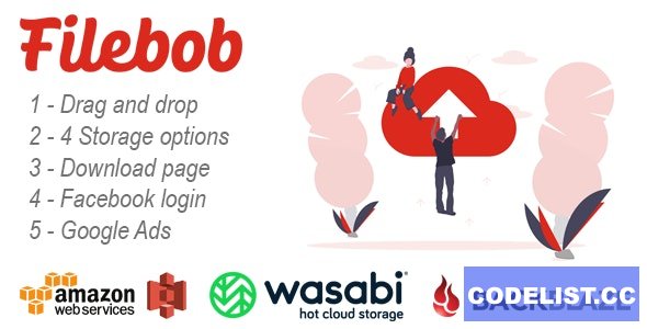 Filebob v1.2.0 - File Sharing And Storage Platform