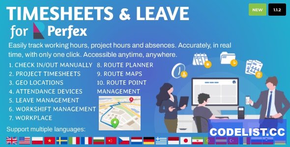 Timesheets and Leave Management for Perfex CRM v1.1.2