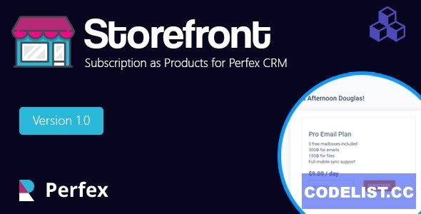 Products and services for Perfex CRM v1.3.1
